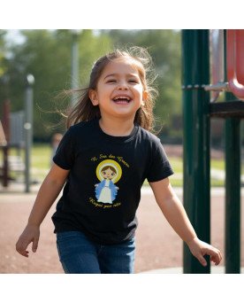 Camisa Infantil Bordada Nossa Senhora das Graças em Desenho