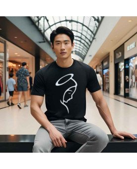 Camisa Tshirt Blusa Bordada Masculina Nossa Senhora Silêncio