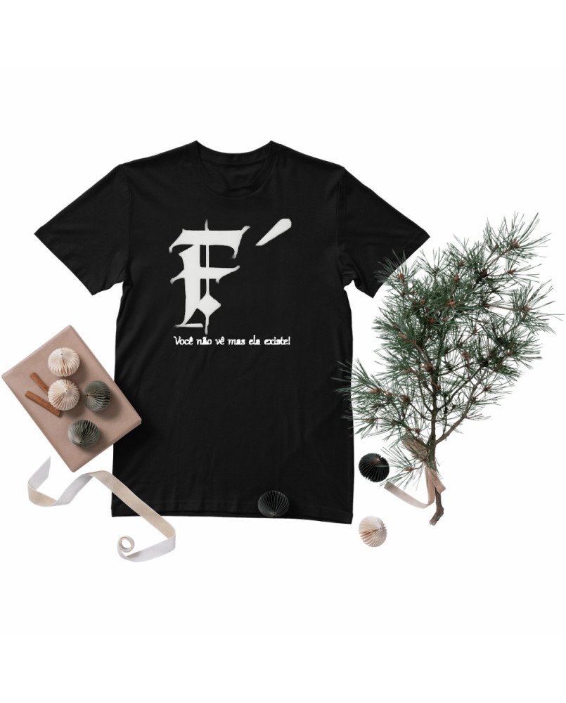 Camisa Blusa de Malha Algodão Tshirt Feminina Bordada Fé Camisa Blusa de Malha Algodão Tshirt Feminina Bordada Fé