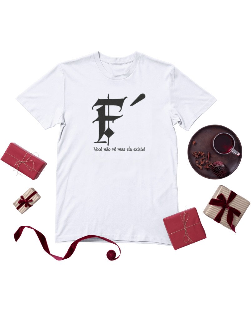 Camisa Blusa de Malha Algodão Tshirt Feminina Bordada Fé Camisa Blusa de Malha Algodão Tshirt Feminina Bordada Fé