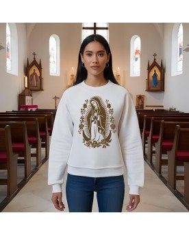 Moletom Blusa Frio Moda Católica Nossa Senhora de Guadalupe