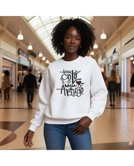 Blusa De Frio Moletom Cristão Católica Teu Colo É Meu Abrigo