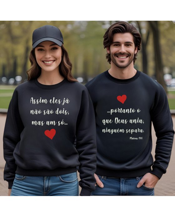Moletom Blusa de Frio Moda Católica Bordada Tornando 2 em 1