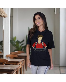 Camisa Bordada Santo Carlos Acutis Moda Fé Católica Cristã