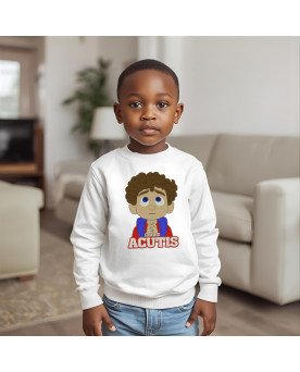 Moletom Bordado Infantil Moda Fé Católica Santo Carlo Acutis