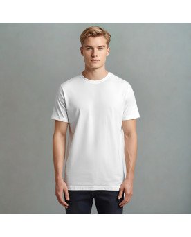 Camisa Masculina Lisa Branca Personalizada com Bordado Exclusivo