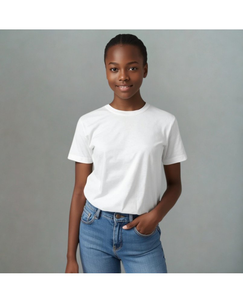 Camisa Infantil Feminina Lisa Branca Personalizada com Bordado Exclusivo Camisa Infantil Feminina Lisa Branca Personalizada com Bordado Exclusivo