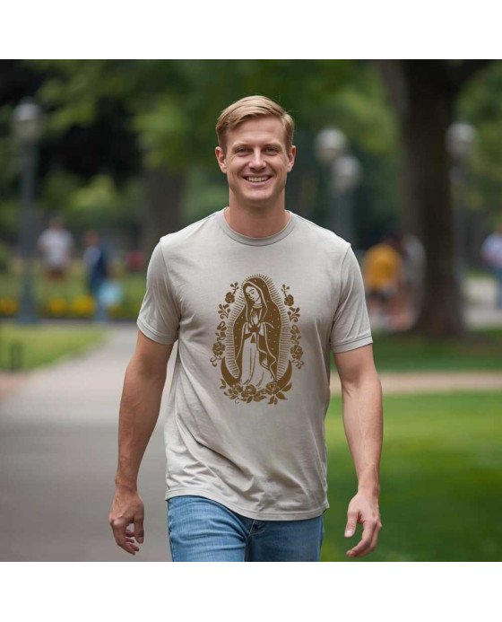 Camisa Masculina Moda Católica Nossa Senhora de Guadalupe Camisa Masculina Moda Católica Nossa Senhora de Guadalupe