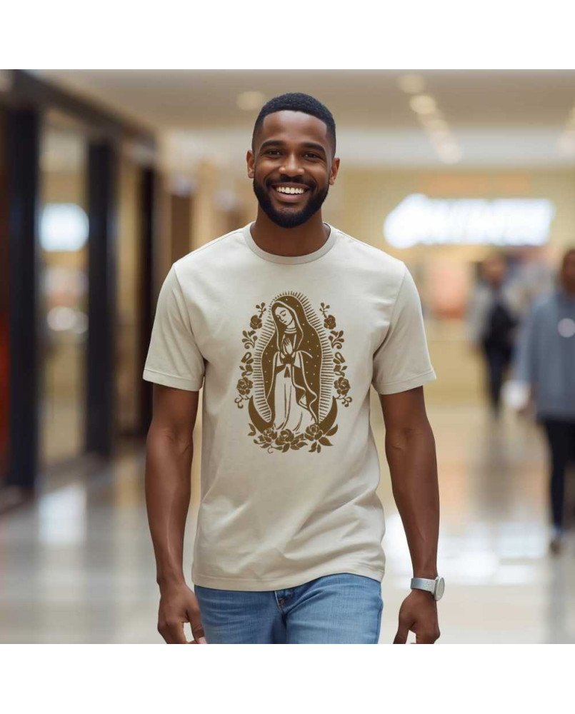 Camisa Masculina Moda Católica Nossa Senhora de Guadalupe Camisa Masculina Moda Católica Nossa Senhora de Guadalupe