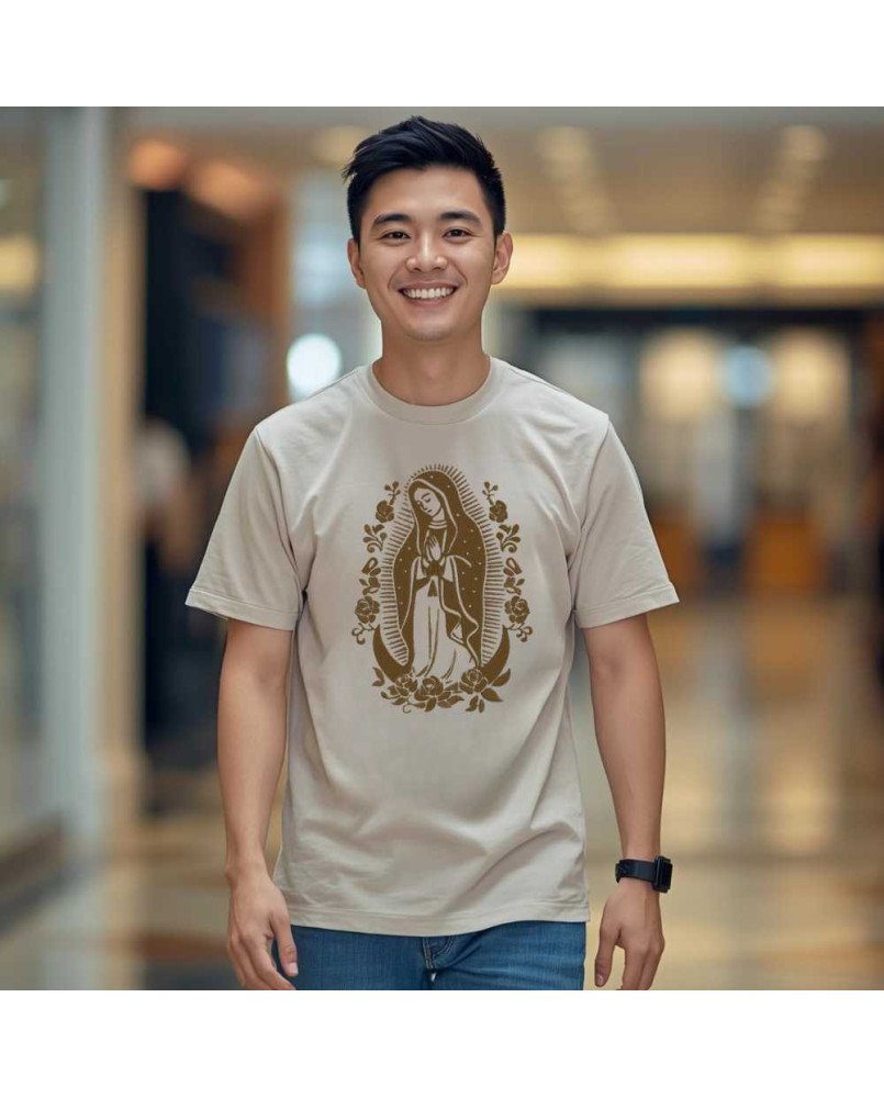 Camisa Masculina Moda Católica Nossa Senhora de Guadalupe Camisa Masculina Moda Católica Nossa Senhora de Guadalupe