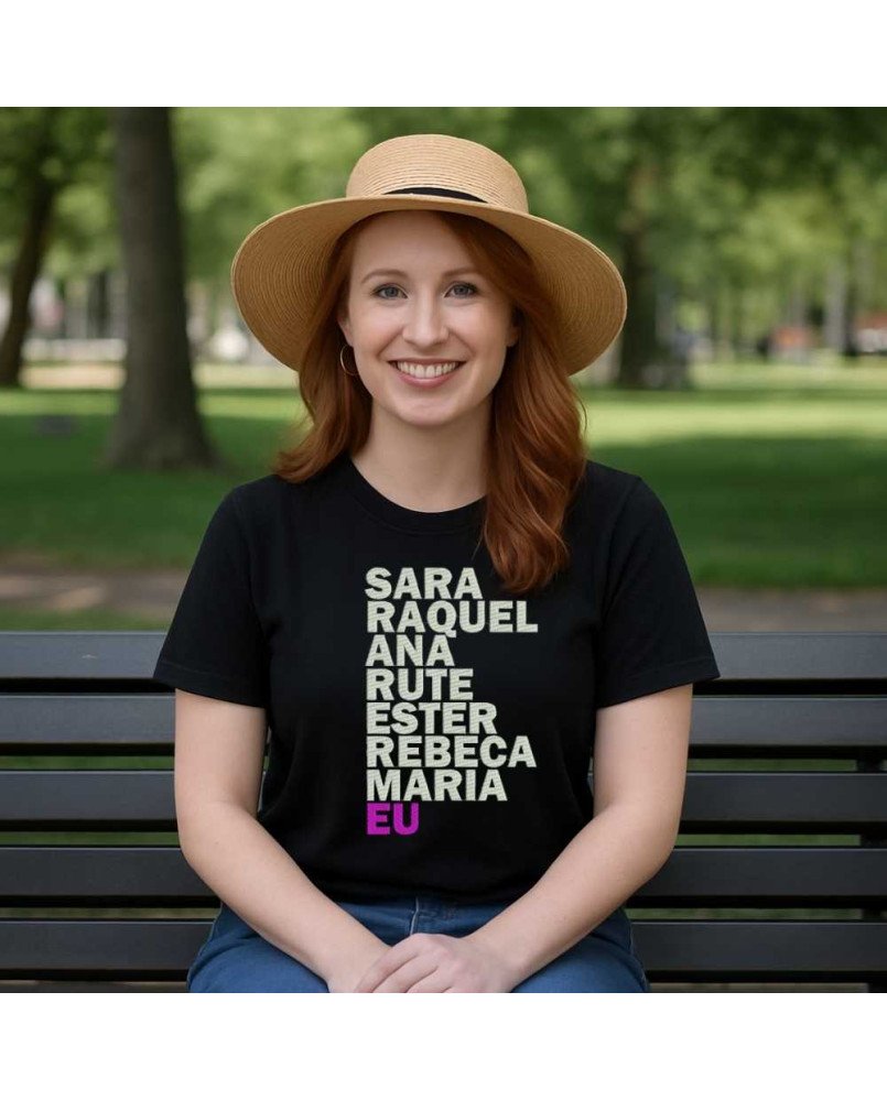 Camisa Feminina Moda Cristã Católica Bordada Mulheres Sábias Camisa Feminina Moda Cristã Católica Bordada Mulheres Sábias