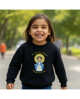 Moletom Frio Infantil Bordado Nossa Senhora das Graças