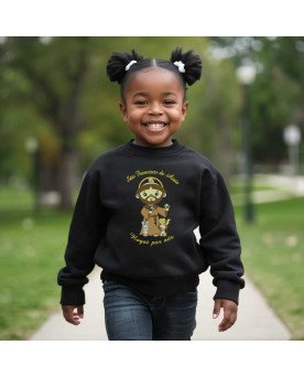 Moletom Frio Infantil Meninas Bordado São Francisco de Assis