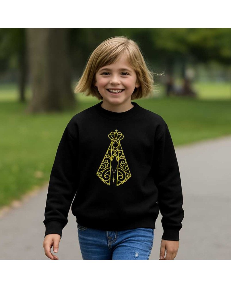 Moletom Blusa Frio Infantil Católica Nossa Senhora Aparecida Moletom Blusa Frio Infantil Católica Nossa Senhora Aparecida