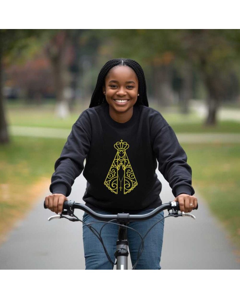 Moletom Blusa Frio Infantil Católica Nossa Senhora Aparecida Moletom Blusa Frio Infantil Católica Nossa Senhora Aparecida