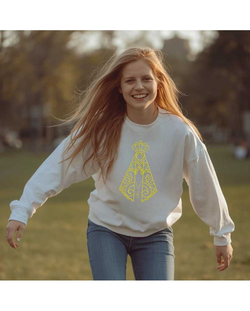 Moletom Blusa Frio Infantil Católica Nossa Senhora Aparecida Moletom Blusa Frio Infantil Católica Nossa Senhora Aparecida