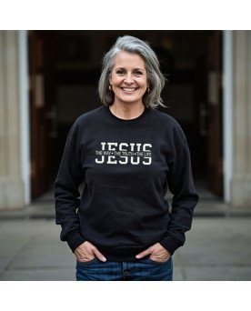 Moletom Feminino Bordado Jesus O Caminho A Verdade E A Vida